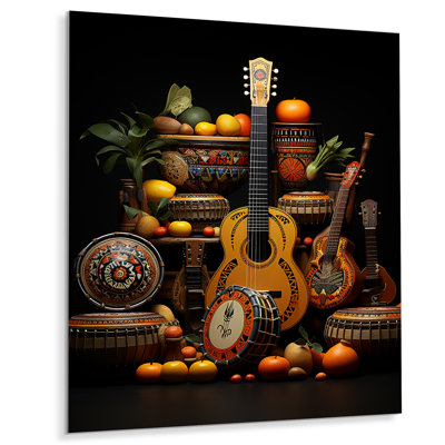 «African Melody II» - reproduction d'art en métal afro-américaine