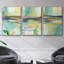 Radiant Horizon I, reproduction sur toile 3 pièces-91887032-91887037