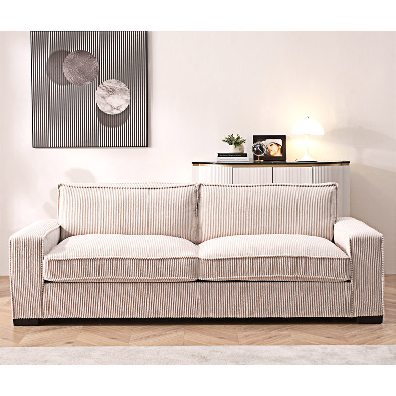 Canapé-lit au design épuré, Beige