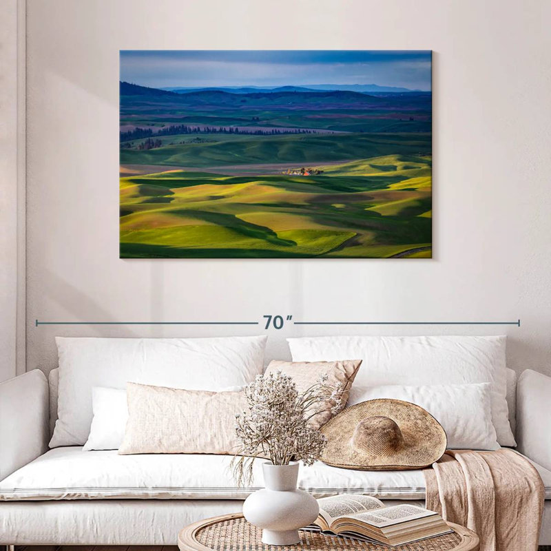 View From Steptoe Butte In The Palouse, 30" H x 45" W