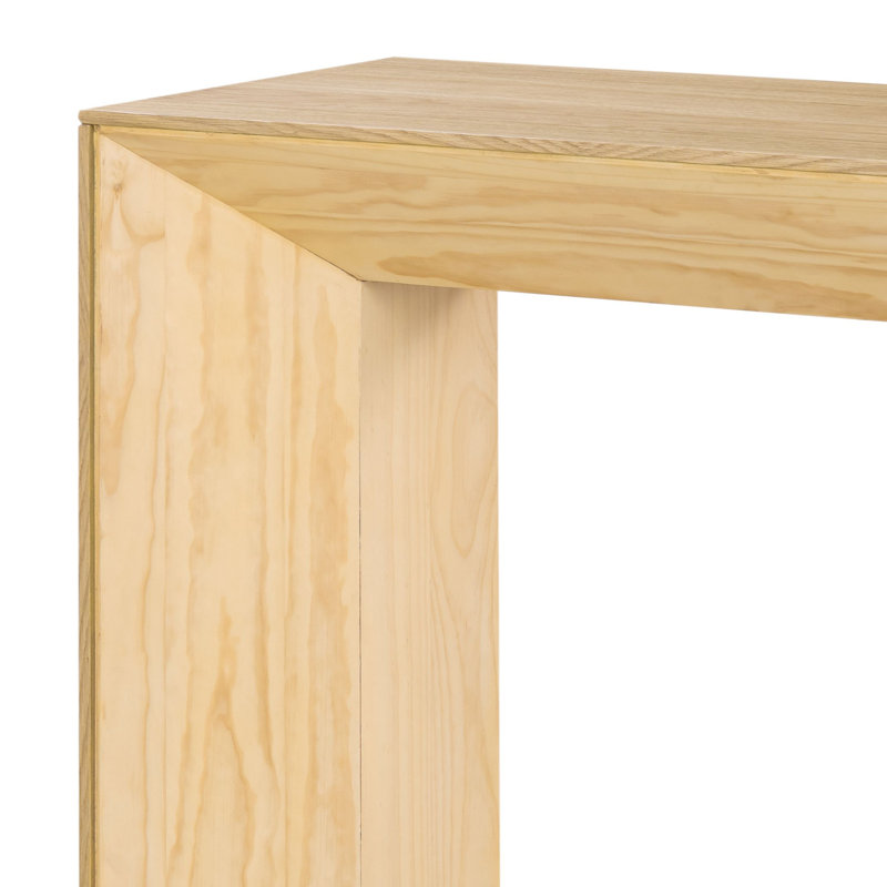 Table de canapé, finition chêne naturel