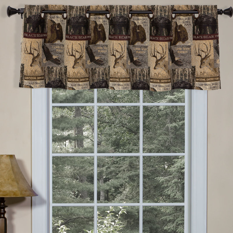 Lodge Tucker Multi Poly/Acrylic Blend Grommet Valance