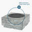 Absolon Square Cast Iron Smokeless Fire Pit