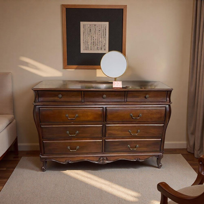 Retro Multi-Drawer Sideboard, Walnut