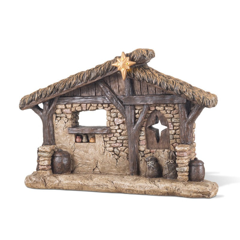 Crèche de Noël 14,5 "H