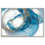 «Ocean Vortex I», impression sur toile encadrée bleue et dorée par Art Remedy, cadre noir, 24 x 16-1612301065-1612556776