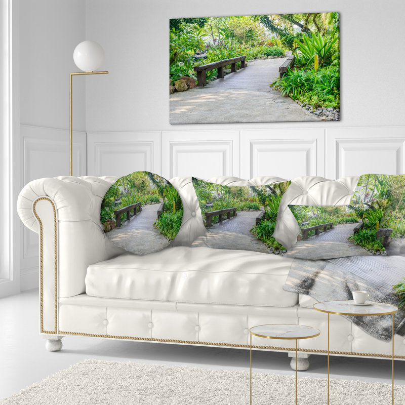 Landscape Reversible Throw Pillow