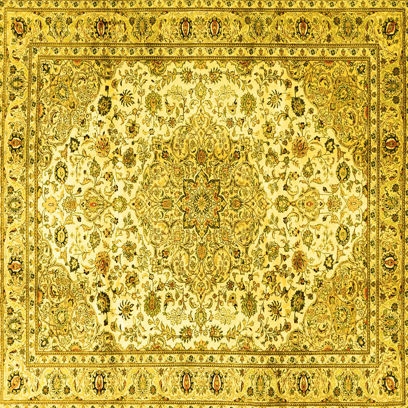 Chanon Washable Oriental Indoor Rug, Square 4'