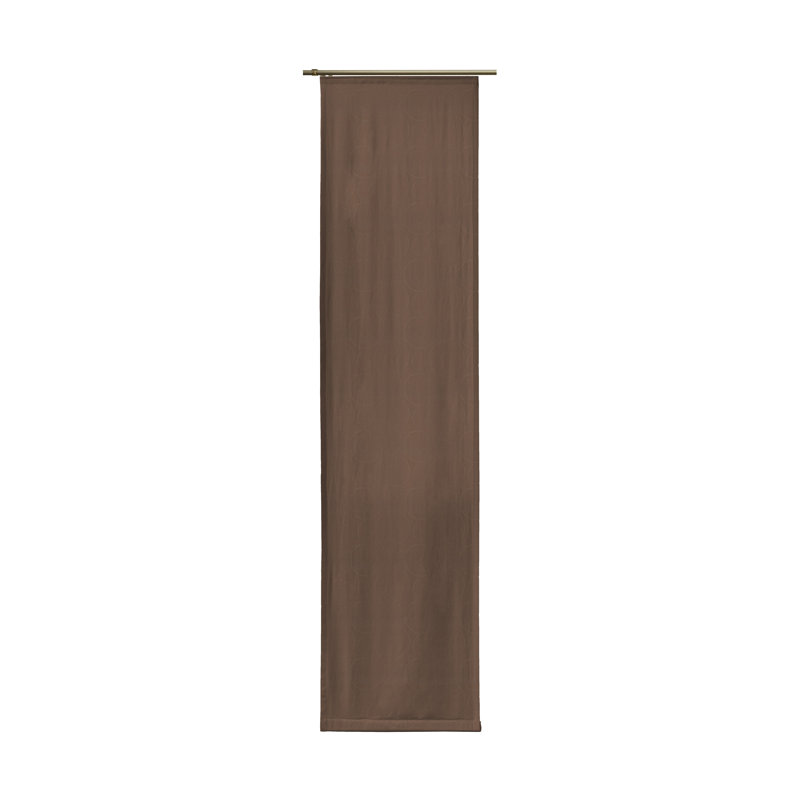 Room Darkening Sliding Panel Panel, 145cm H x 60cm W, Brown