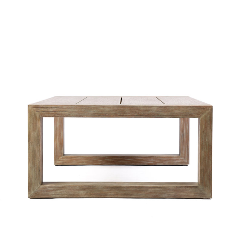 Table basse d'extérieur en bois d'eucalyptus Adasai