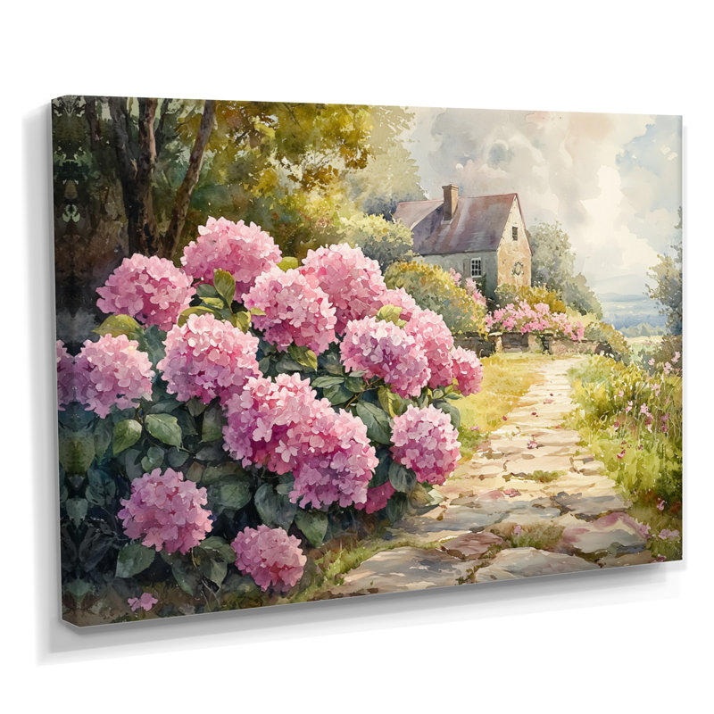 Dobromir - Floral Wall Art, H 12 po x l 20 po, Toile tendue, Ne s’applique pas