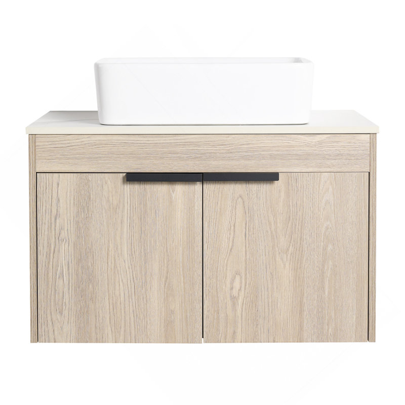 Meuble-lavabo moderne 42 po avec céramique, 42"