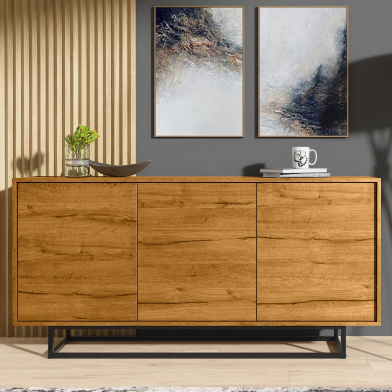 Erentraud 160cm Sideboard, Oak