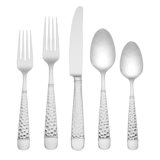 Eastwood 65 Piece 18/10 Stainless Steel Flatware Set, Service for 12