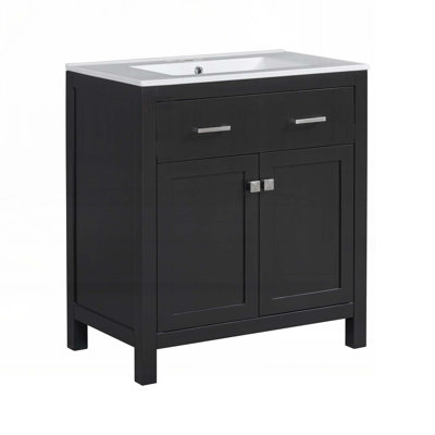 Meuble-lavabo 30 po avec lavabo en céramique