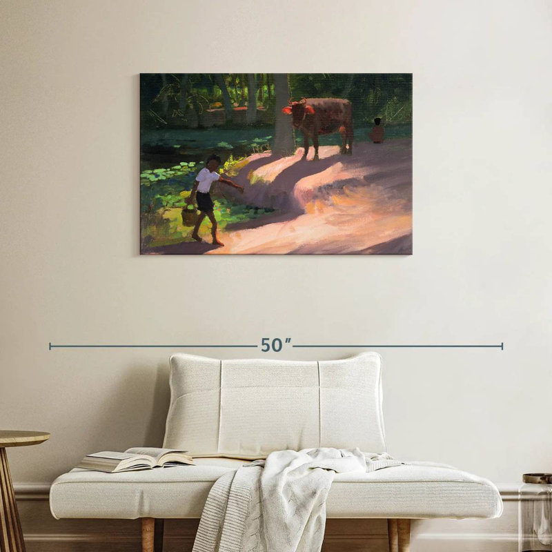 Brampt Kerala Backwaters India, 24" H x 36" W