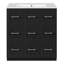 Meuble-lavabo 30 po avec lavabo et tiroirs encastrés-437762789