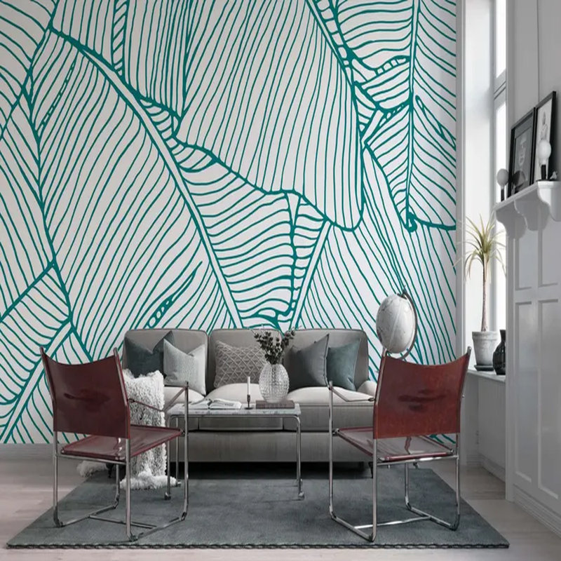Tropical Line Harmony, 108" L x 96" W