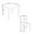 5-Piece Dining Table Set with Chairs