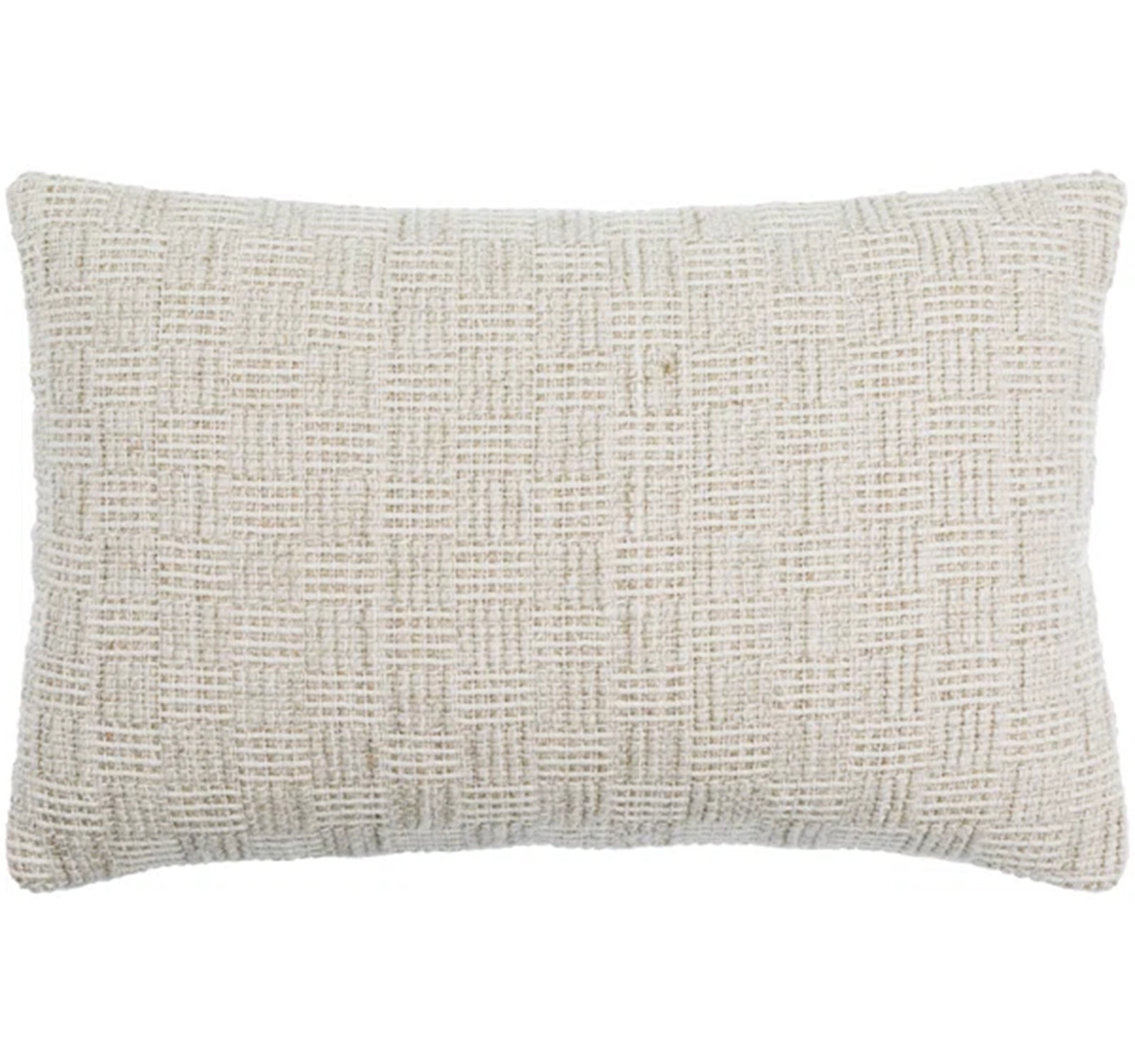 Cadena Textured Throw Pillow, Polyester/Polyfill, 14" x 22", Rectangle