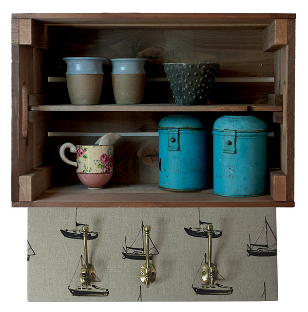 Blackfoot 2 Piece Solid Wood Accent Shelf