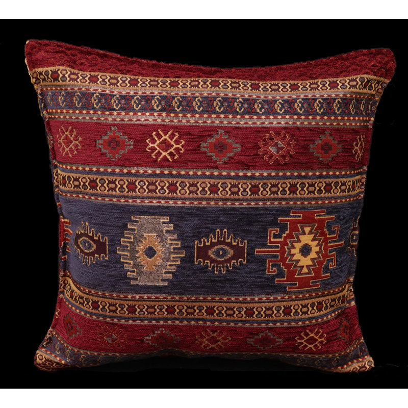 Housse et insert rectangulaires en chenille, Bourgogne