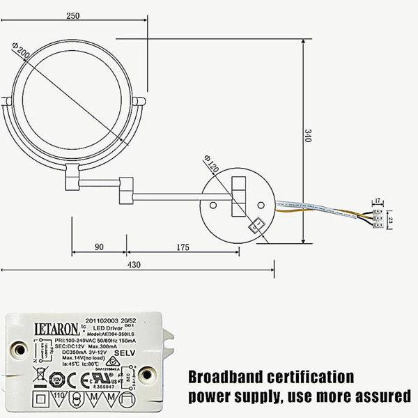 Dimensions du produit
