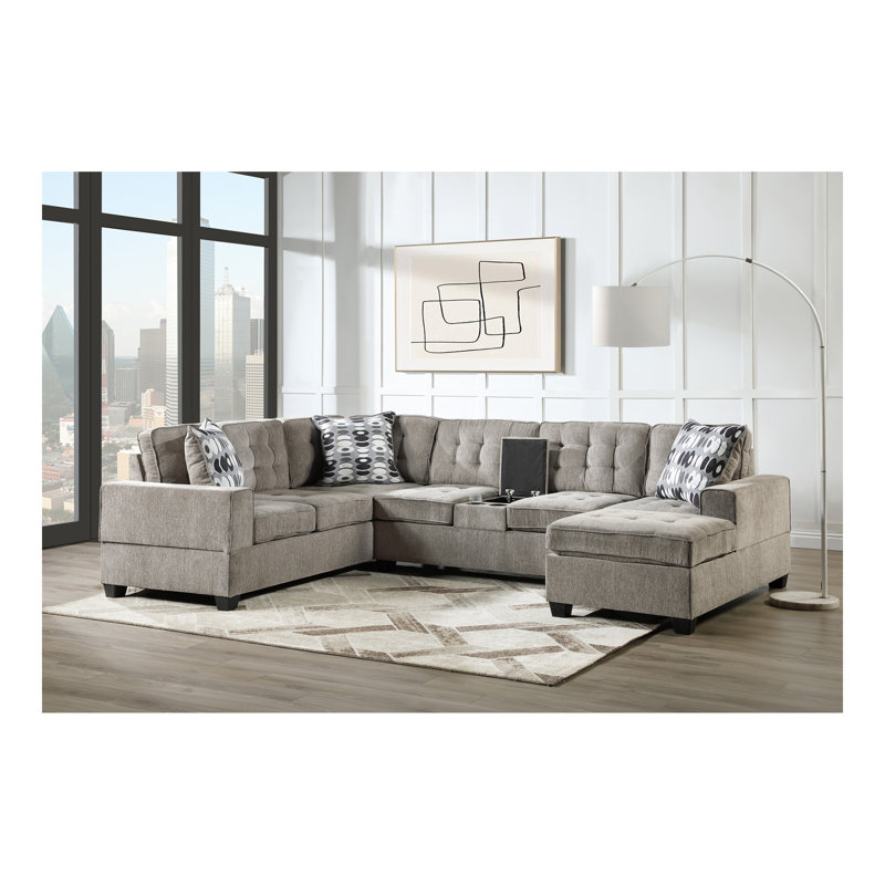 G0940B-SC G0940B-SC Canapé modulaire, Tissu gris