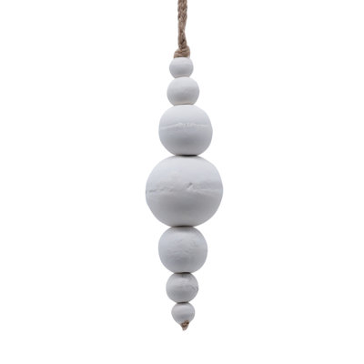 5'' Solid Wood Ball Ornament