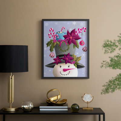 Christmas Friends I Framed Print - Solid Wood