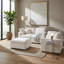 Ensemble de canapé 3 pièces rembourré avec pouf amovible et coussins-81165750