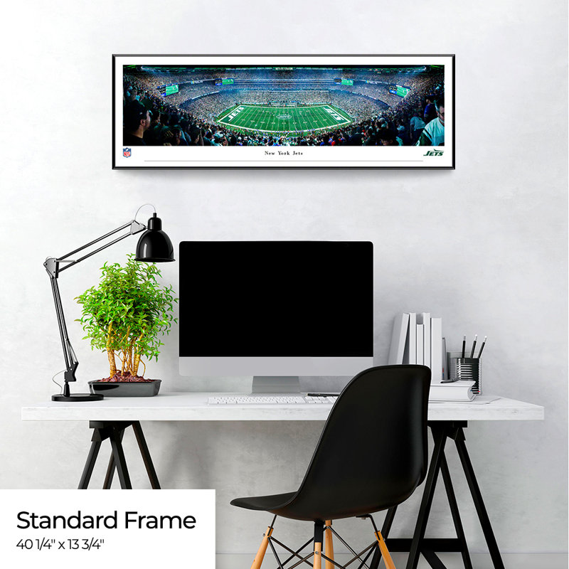 New York Jets, impression panoramique encadrée sur papier