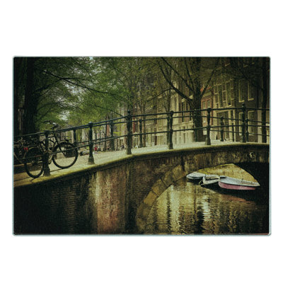 East Urban Home Glass Christam Cutting Board