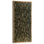 Abstrait motif de boucles d'olive organique foncé - grand art mural sur toile encadrée-184276002-184276001