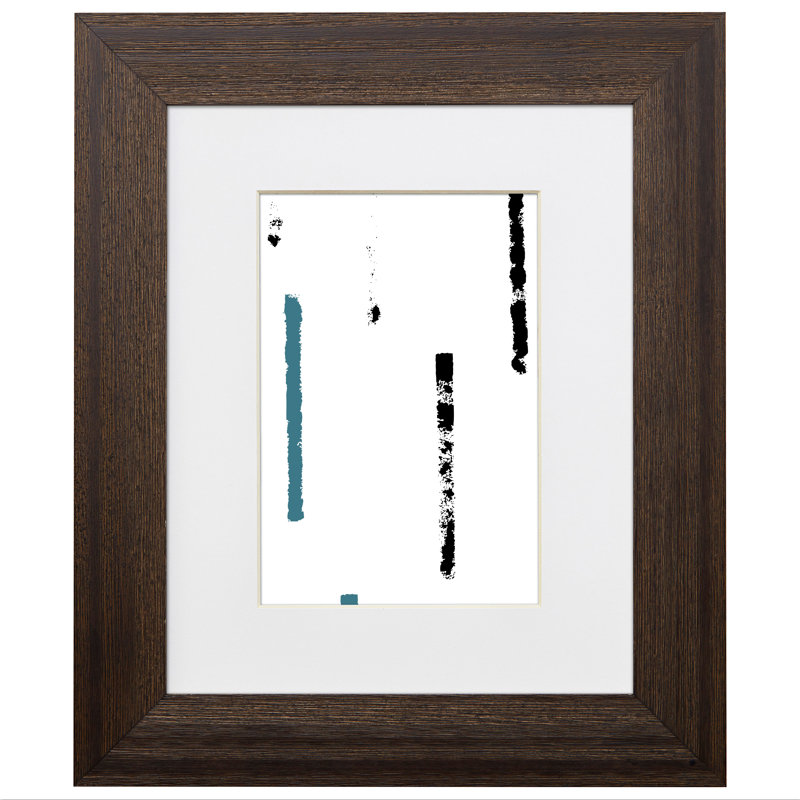 Ensemble de cadres photo en bois brun, 12 po x 18 po emmêlé à 10 po x 13 po