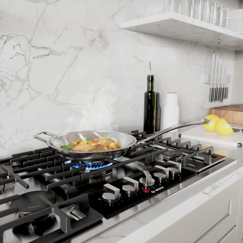 Benchmark,30' Gas Cooktop,5 Burner,SS