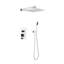 Luxury Wall Mounted Shower - Bathroom Rainfall Head With Easy Function And Brass, Faucet Cleanable Nozzle