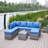 Patio Sofa With Cushions