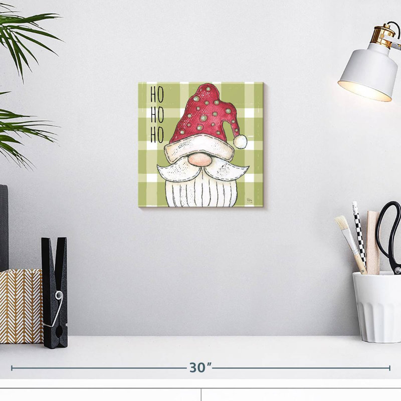 Lelend Santa Gnome, 10" H x 10" W