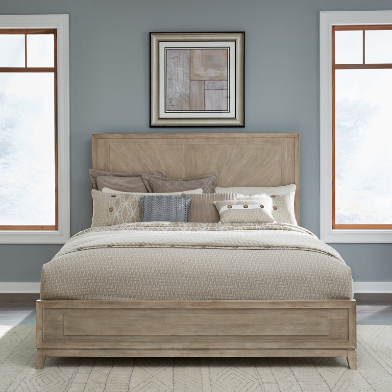 Chantee King California Panel Bed, Dresser & Mirror, Chest, 4 Pcs: Bed, 2 Dressers, Mirror, California King