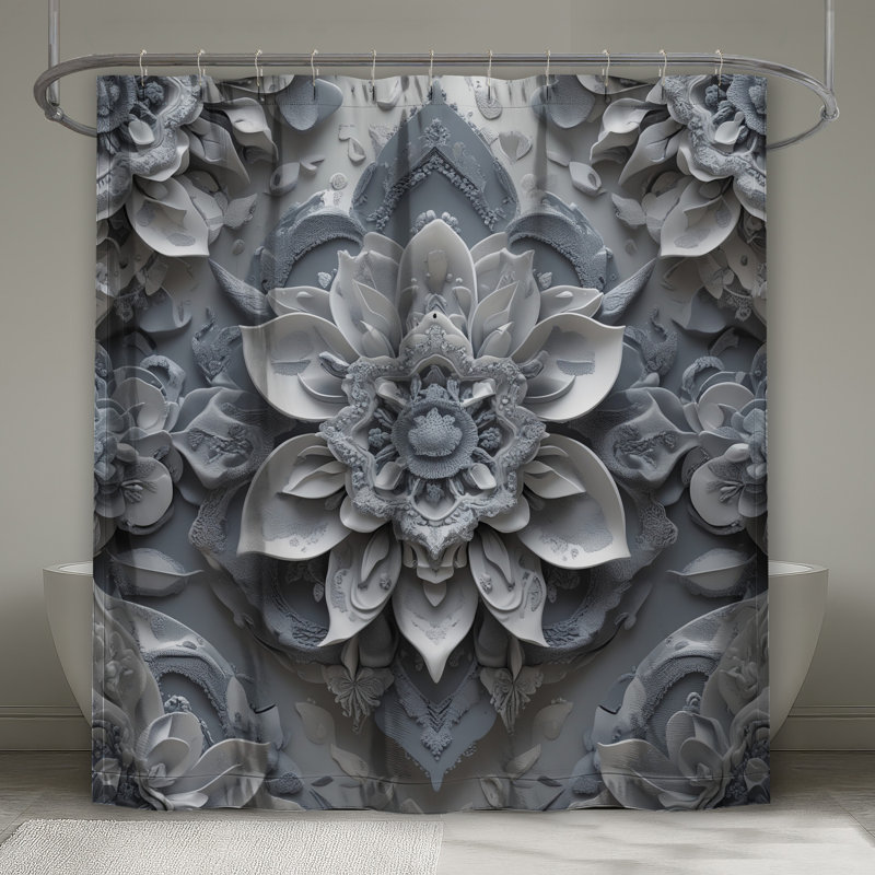Rideaux de douche Intricate, 70in W x 72in H