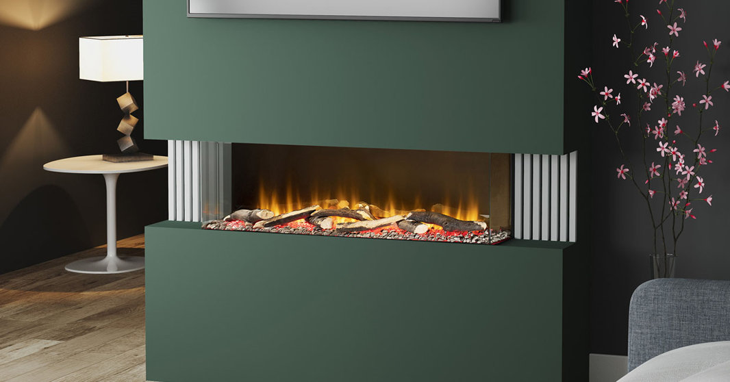 Invision Wall Mounted Media Wall Fire