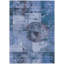 Tapis bleu intérieur / extérieur lavable à la machine Xhevrie-708650303