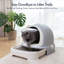 Jaidyn Plastic Litter Box Enclosure with Scoop