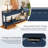 Arrow-Shaped Design Console Table with Open Shelf and Rattan Side-133160330