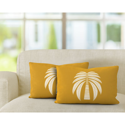 Polyester / Mélange de polyester Housse de coussin rectangulaire intérieure / extérieure lombaire et insert