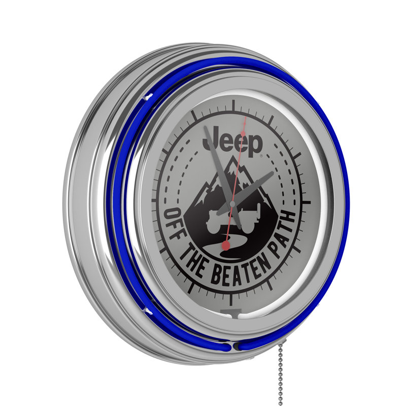 Horloge murale Jeep Black Mountain, Bleu