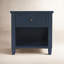 Table de chevet avec rangement Westport Modern Farmhouse USB-C - bleu marine-128817090