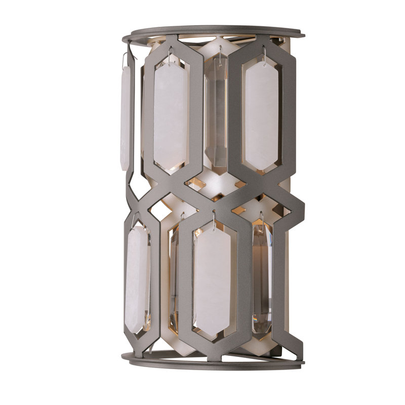 Hexly Steel Flush Mounted Sconce