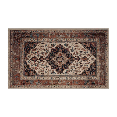 Tapis brun soyeux et moelleux